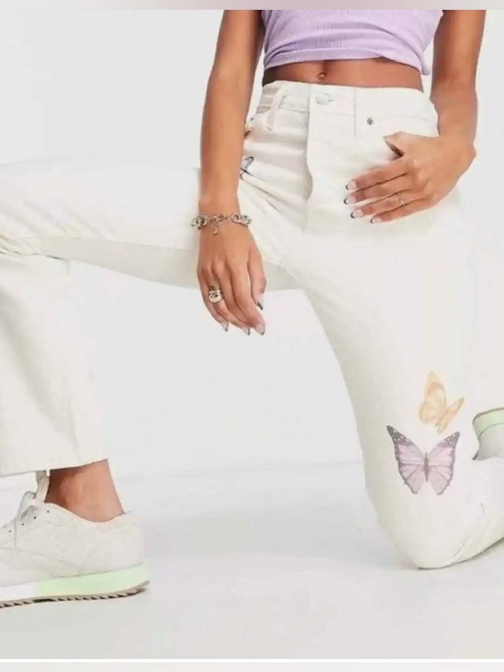 Levi's BUTTERFLY 501 HIGH RISE Straight leg Jeans